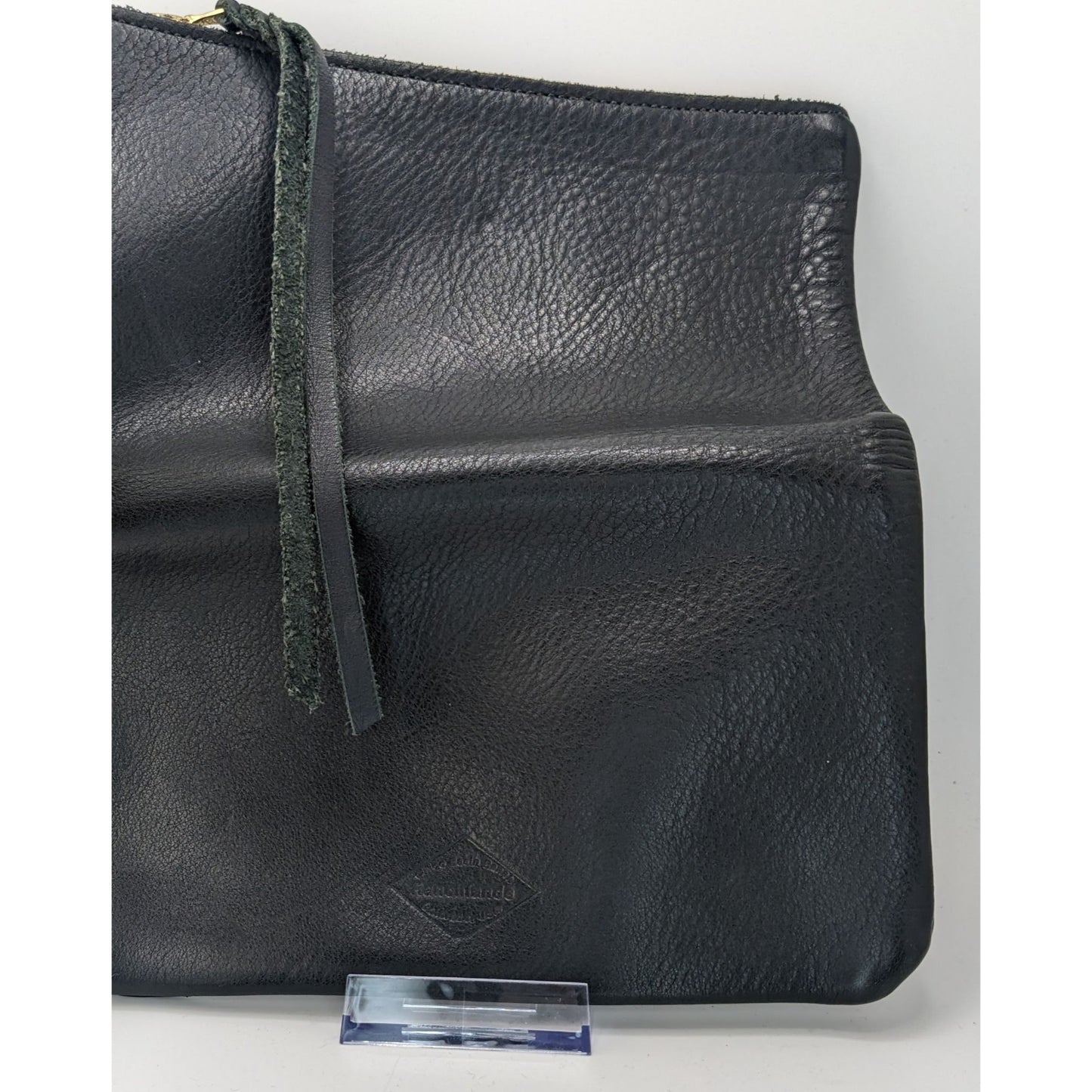 Western Ranchlands Black Leather Fold Over Clutch Chico Basin Ranch USA