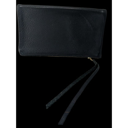 Western Ranchlands Black Leather Fold Over Clutch Chico Basin Ranch USA