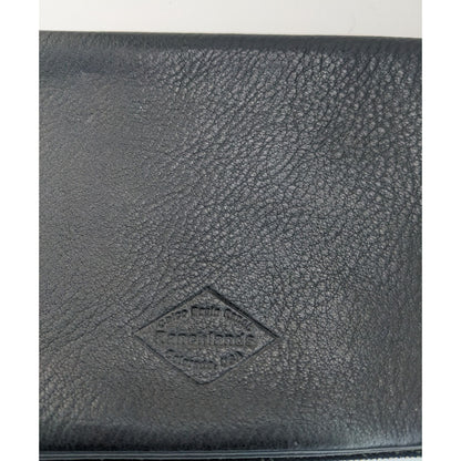 Western Ranchlands Black Leather Fold Over Clutch Chico Basin Ranch USA