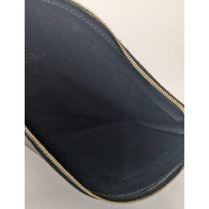 Western Ranchlands Black Leather Fold Over Clutch Chico Basin Ranch USA