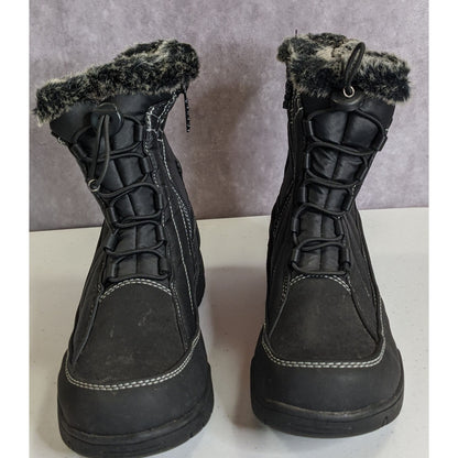 Totes Eve Black Snow Boots