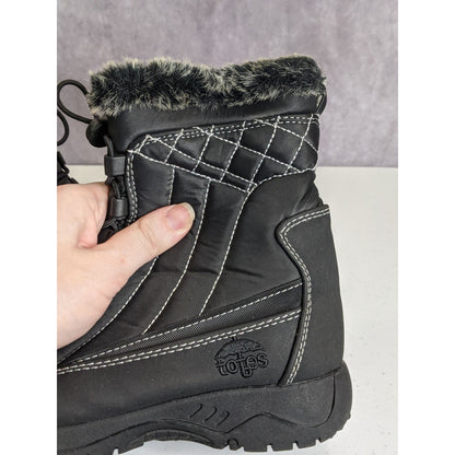 Totes Eve Black Snow Boots