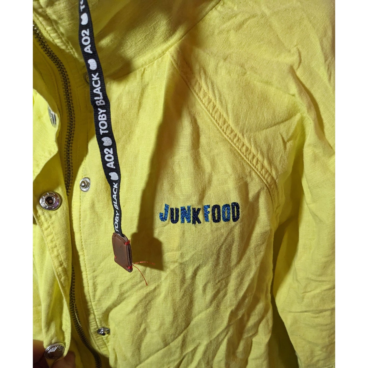 Junkfood A02 BlackLabel Toby Yellow Lightweight Jacket