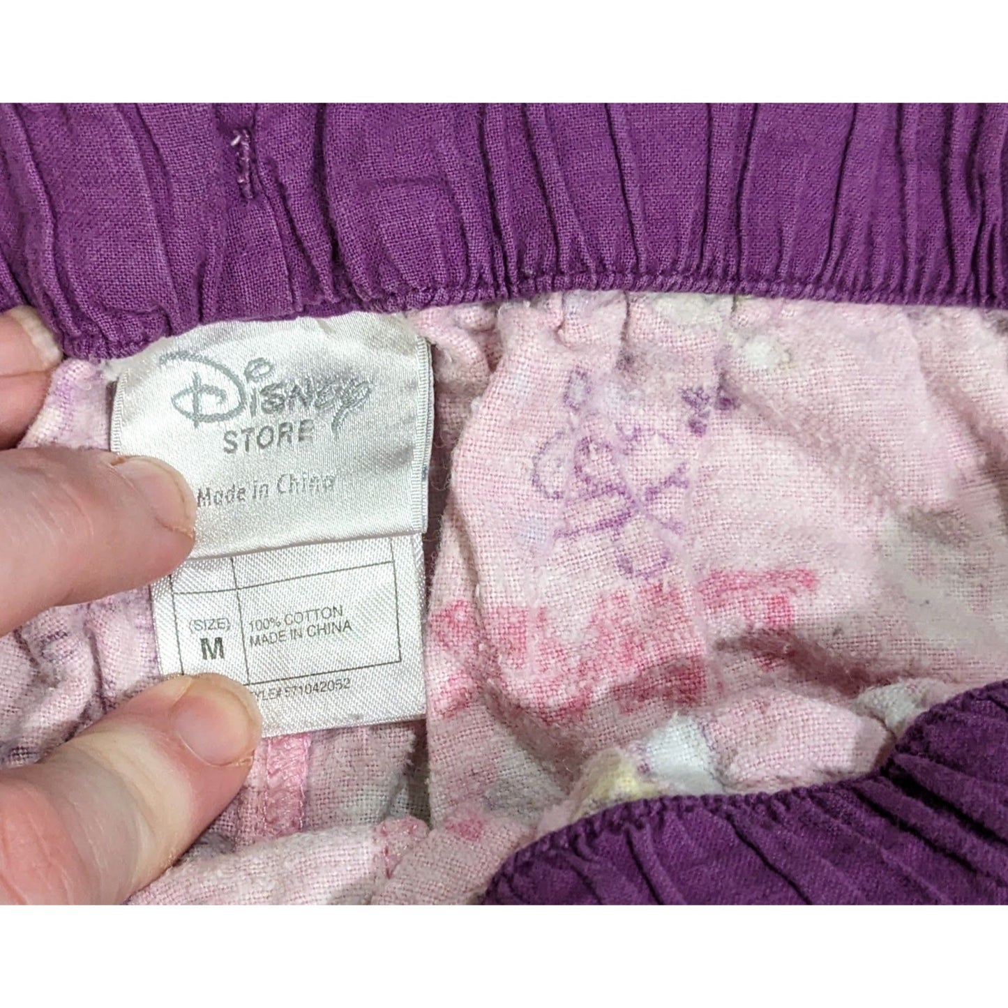 Disney Tinkerbell Pink Flannel Lounge Pajama Pants