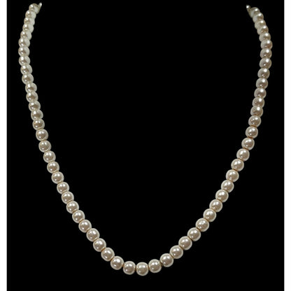 Classic Versatile Faux Pearl Beaded Necklace