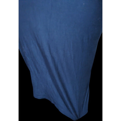 Pitbull Jeans Sporty Blue And Silver Bodycon Dress With Mesh Shoulder Cutout