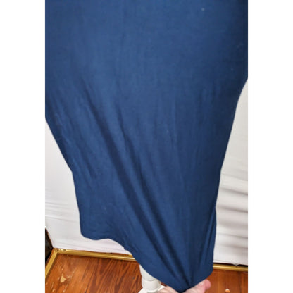 Pitbull Jeans Sporty Blue And Silver Bodycon Dress With Mesh Shoulder Cutout
