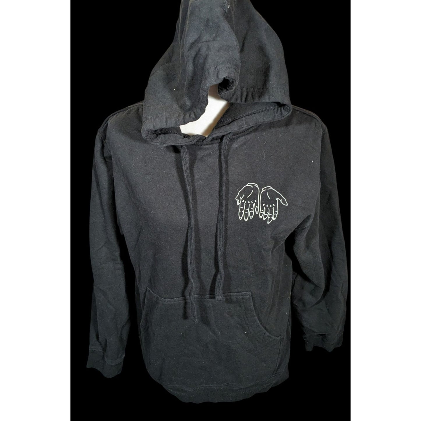 Black Book Records Black And White Hoodie