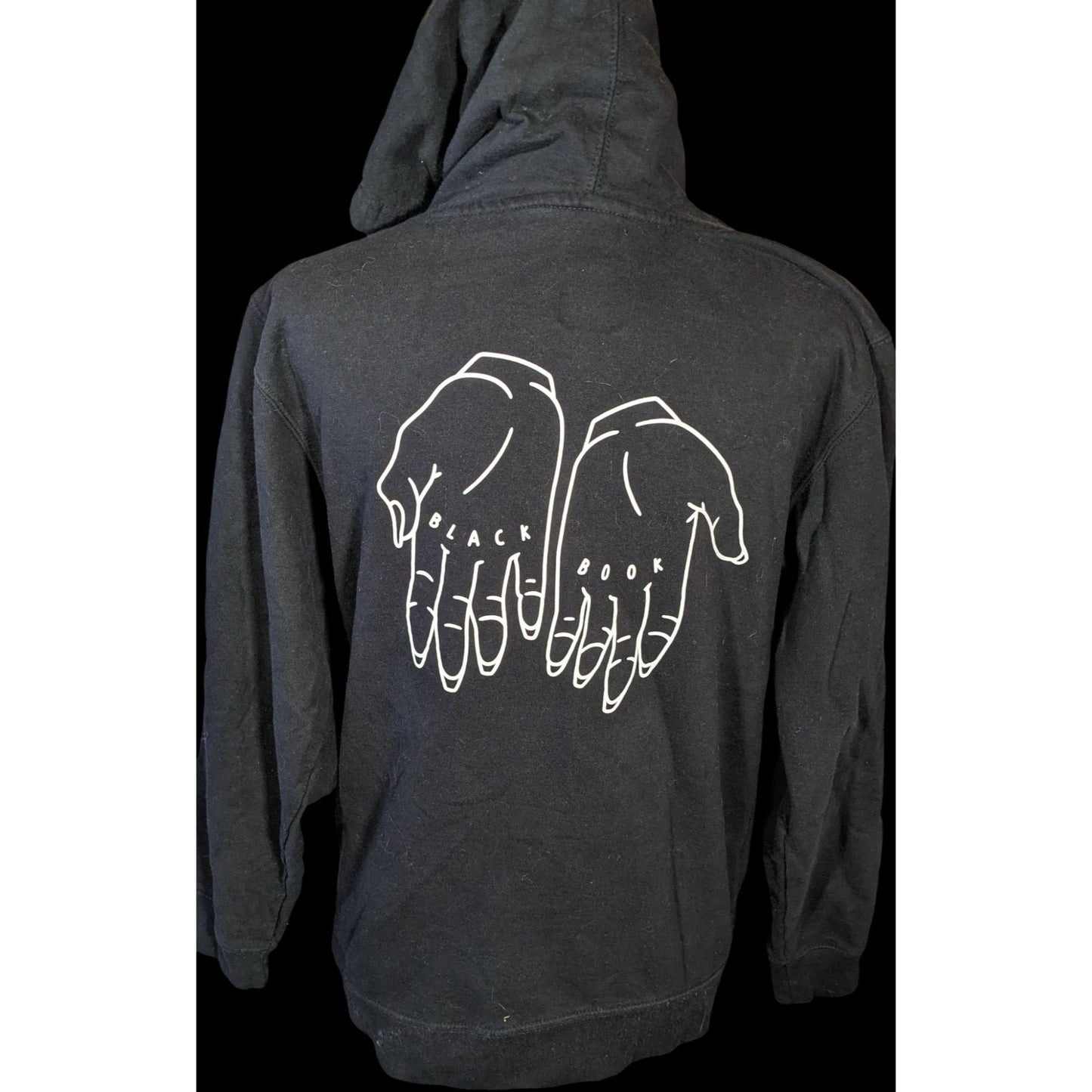 Black Book Records Black And White Hoodie