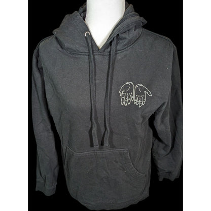 Black Book Records Black And White Hoodie