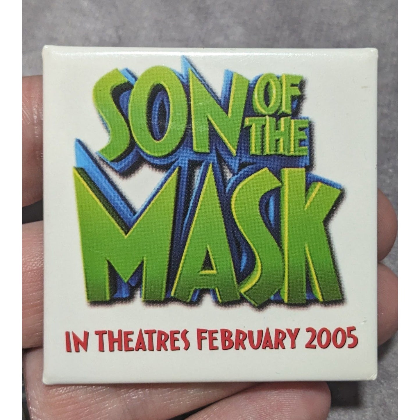 Y2K Movie Promo Vintage 2005 Son of the Mask Pinback Button