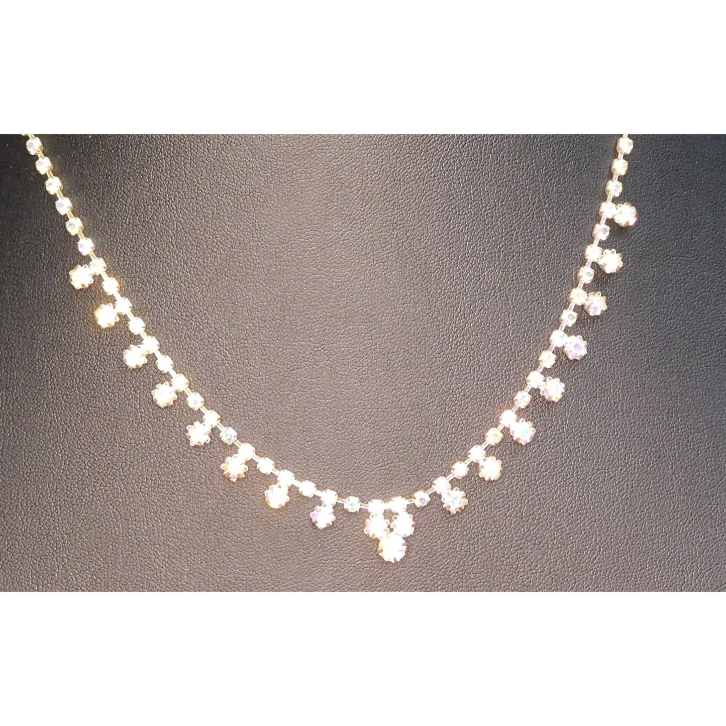 Icing Aurora Borealis Rhinestone Necklace