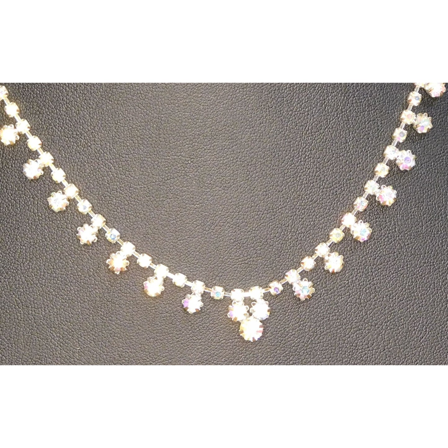 Icing Aurora Borealis Rhinestone Necklace