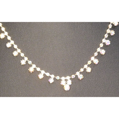 Icing Aurora Borealis Rhinestone Necklace