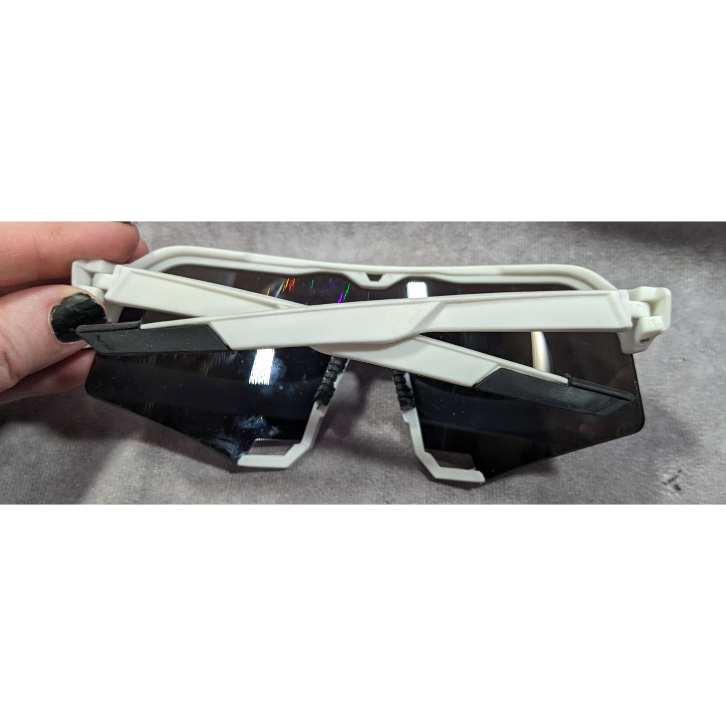 Kids Sporty Atlanta Braves Blue And White Mirror Sunglasses