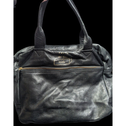 Paris House Black Slouchy Leather Googly Eye Bag