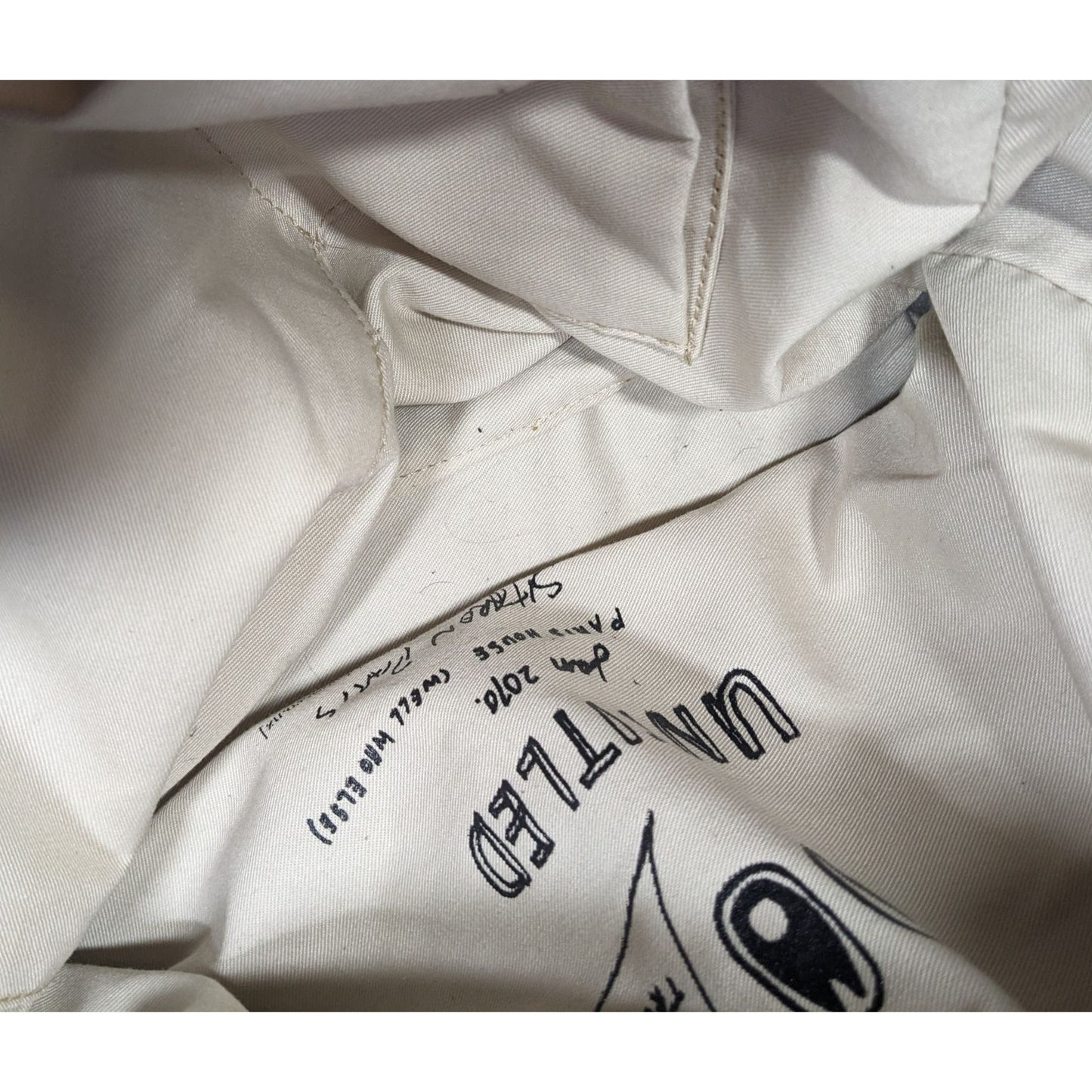 Paris House Black Slouchy Leather Googly Eye Bag