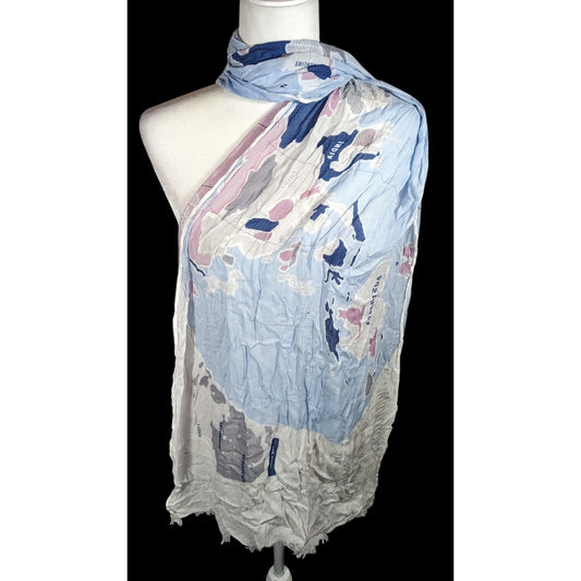 Kate Spade Wanderlust World Map Lightweight Scarf