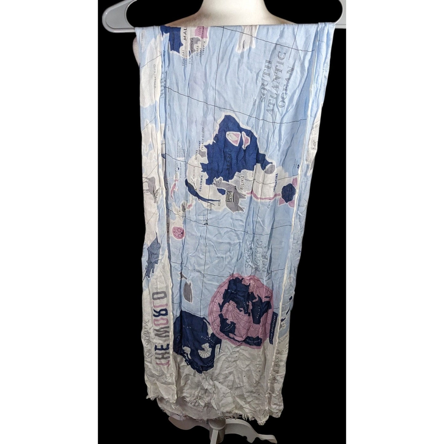 Kate Spade Wanderlust World Map Lightweight Scarf