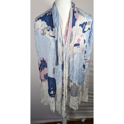 Kate Spade Wanderlust World Map Lightweight Scarf