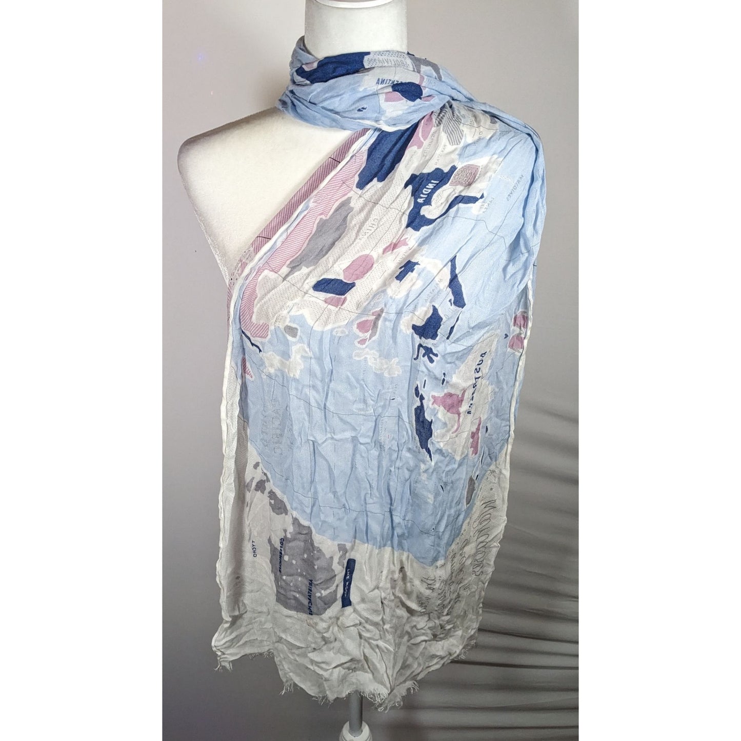 Kate Spade Wanderlust World Map Lightweight Scarf