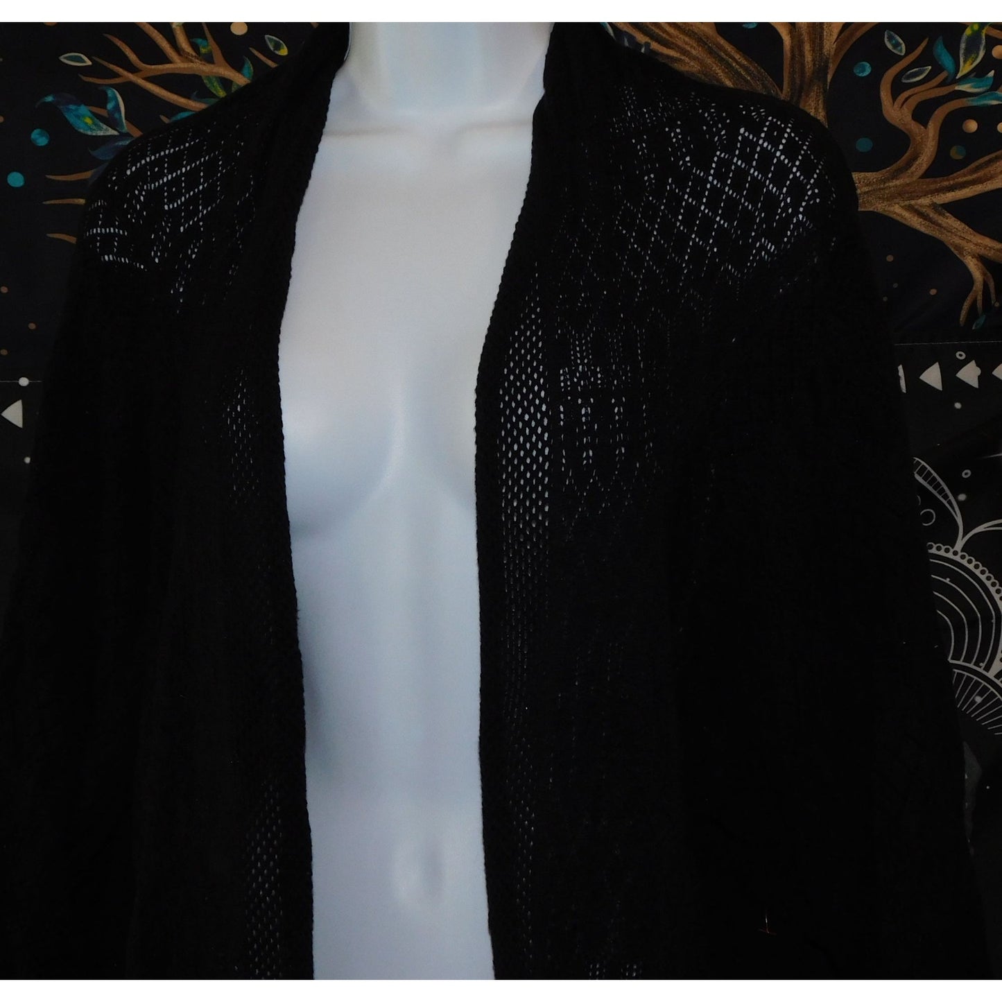 Contemporary Edge Gothic Flyaway Cardigan