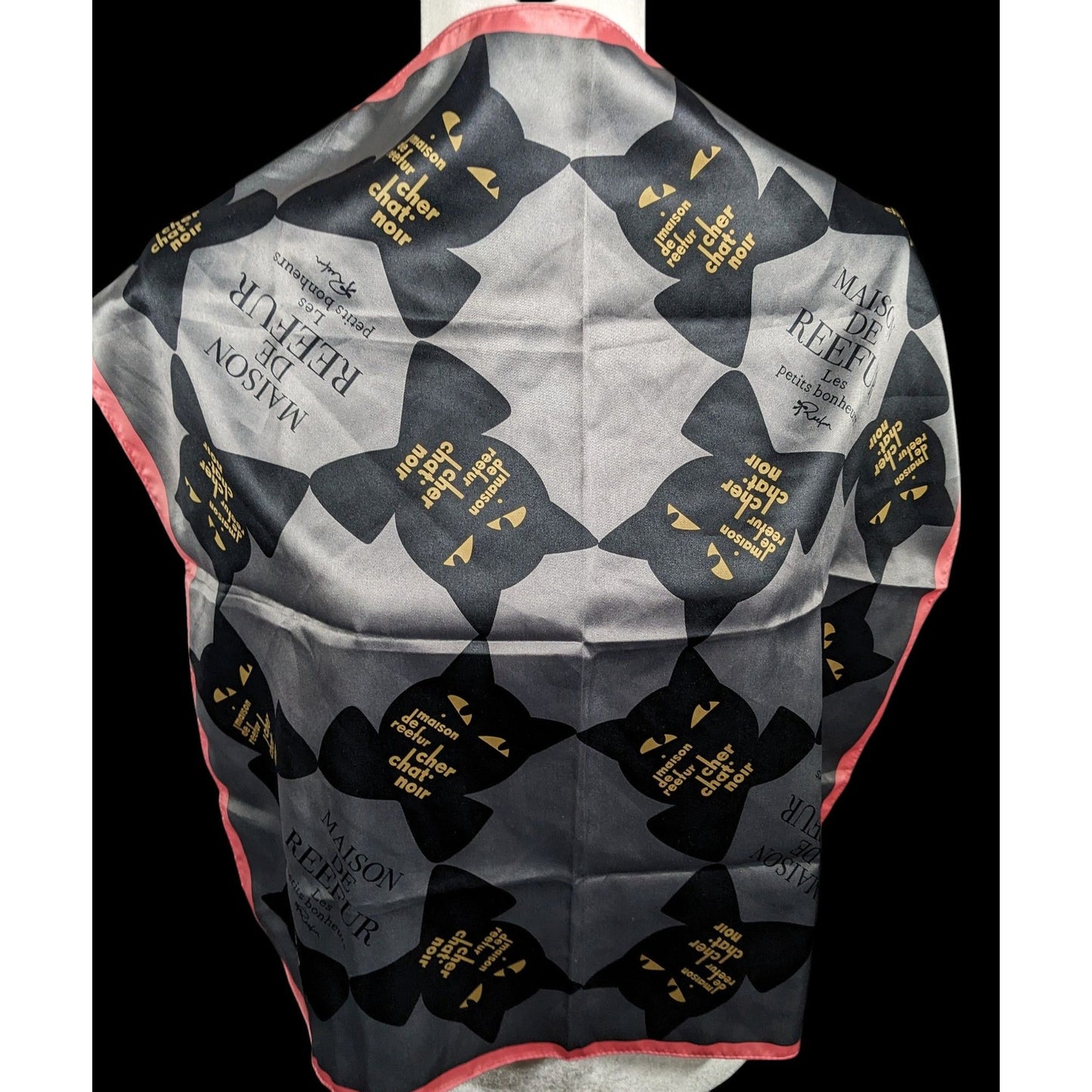 Maison De Reefur Dear Black Cat Little Joys Scarf