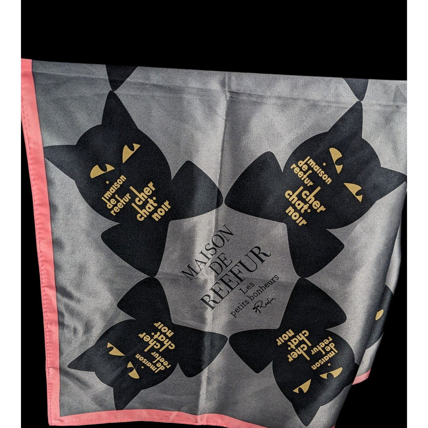 Maison De Reefur Dear Black Cat Little Joys Scarf