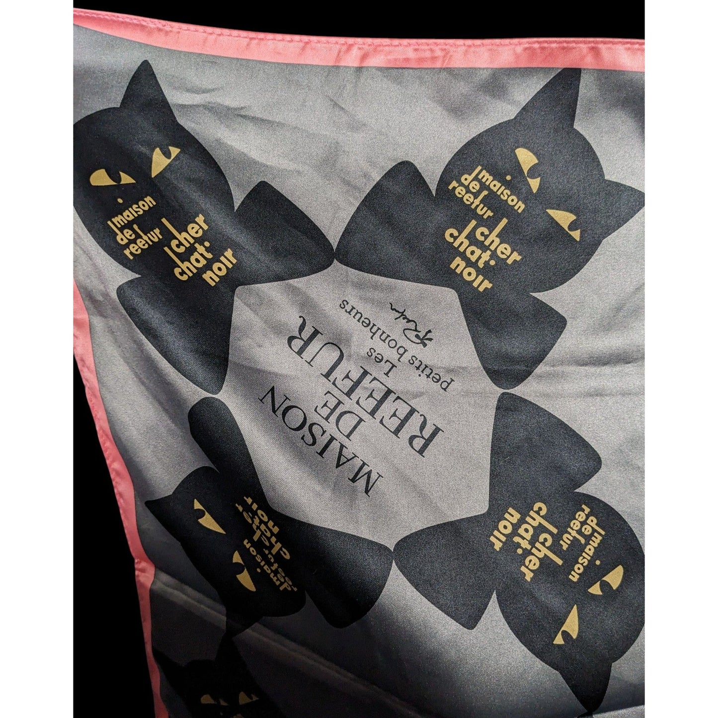 Maison De Reefur Dear Black Cat Little Joys Scarf