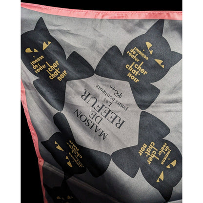 Maison De Reefur Dear Black Cat Little Joys Scarf