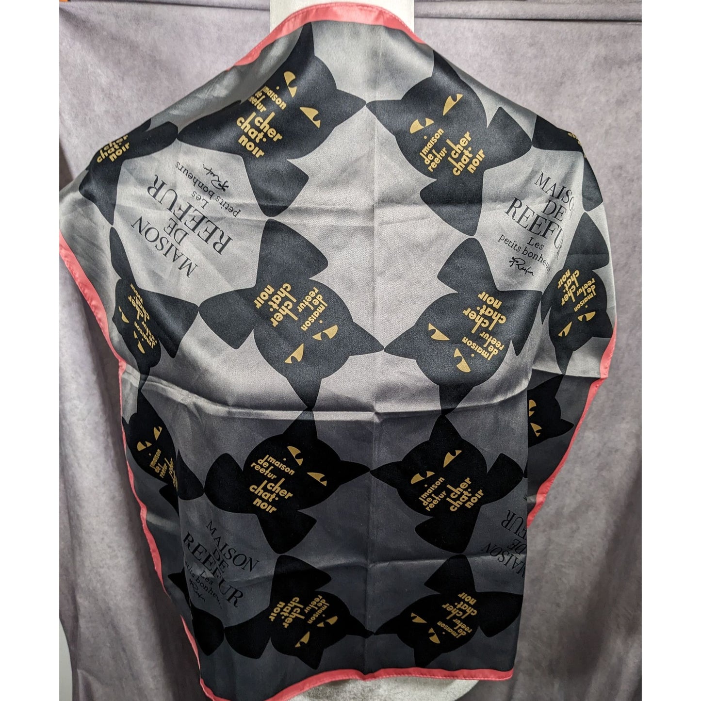 Maison De Reefur Dear Black Cat Little Joys Scarf