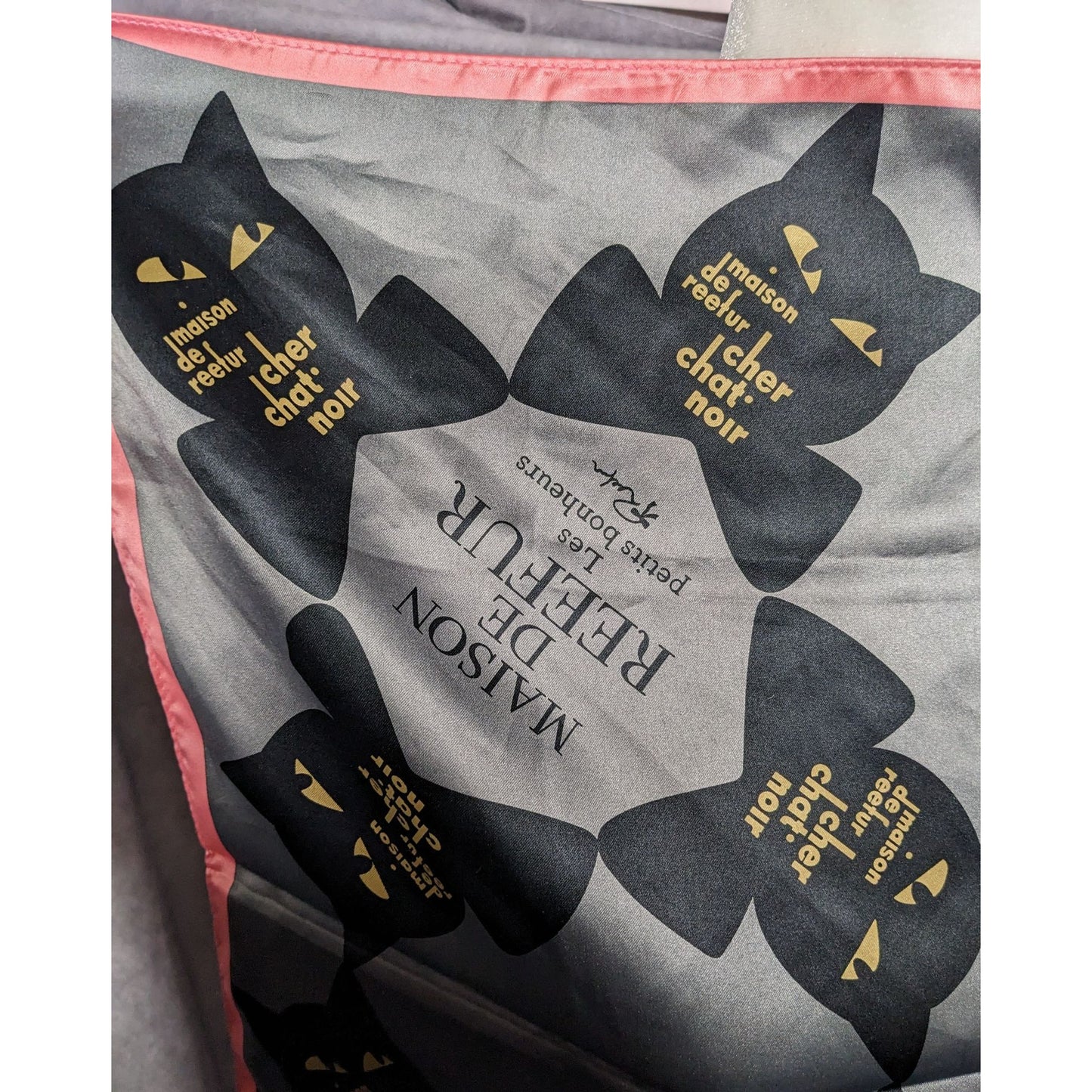 Maison De Reefur Dear Black Cat Little Joys Scarf