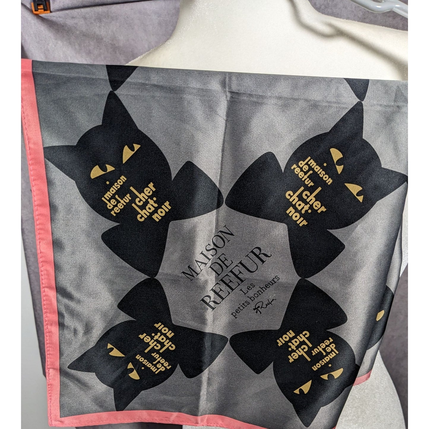 Maison De Reefur Dear Black Cat Little Joys Scarf