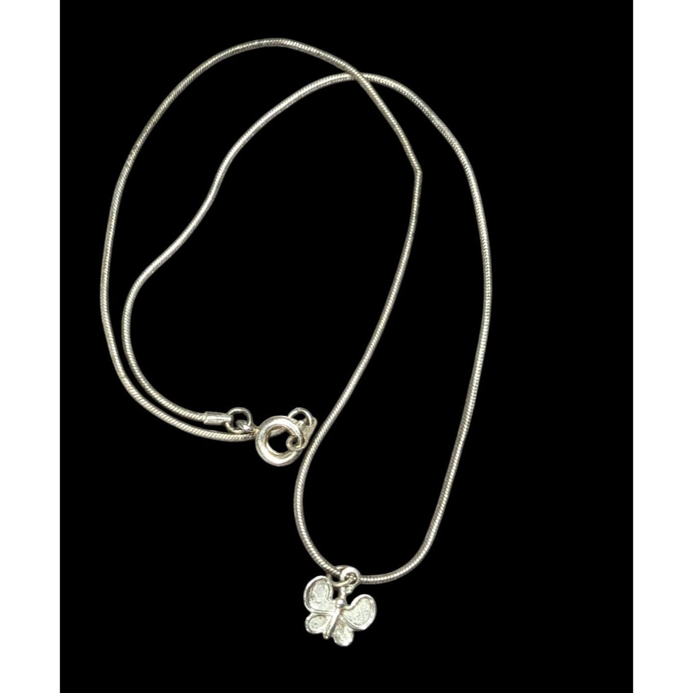 Fairycore Minimalist Butterfly Charm Pendant Necklace