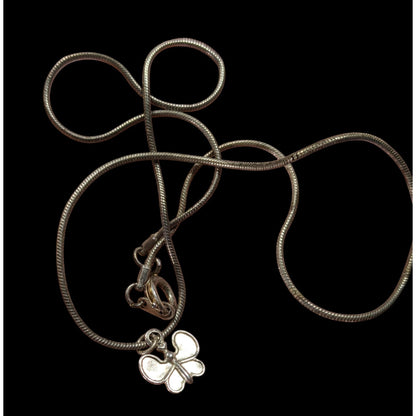 Fairycore Minimalist Butterfly Charm Pendant Necklace