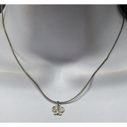 Fairycore Minimalist Butterfly Charm Pendant Necklace
