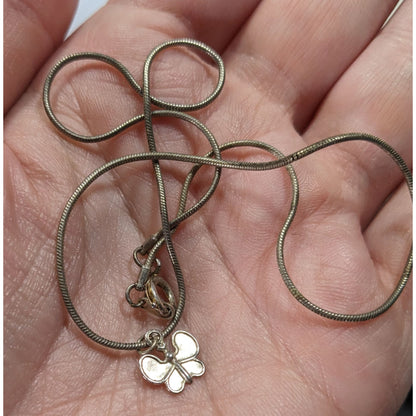 Fairycore Minimalist Butterfly Charm Pendant Necklace