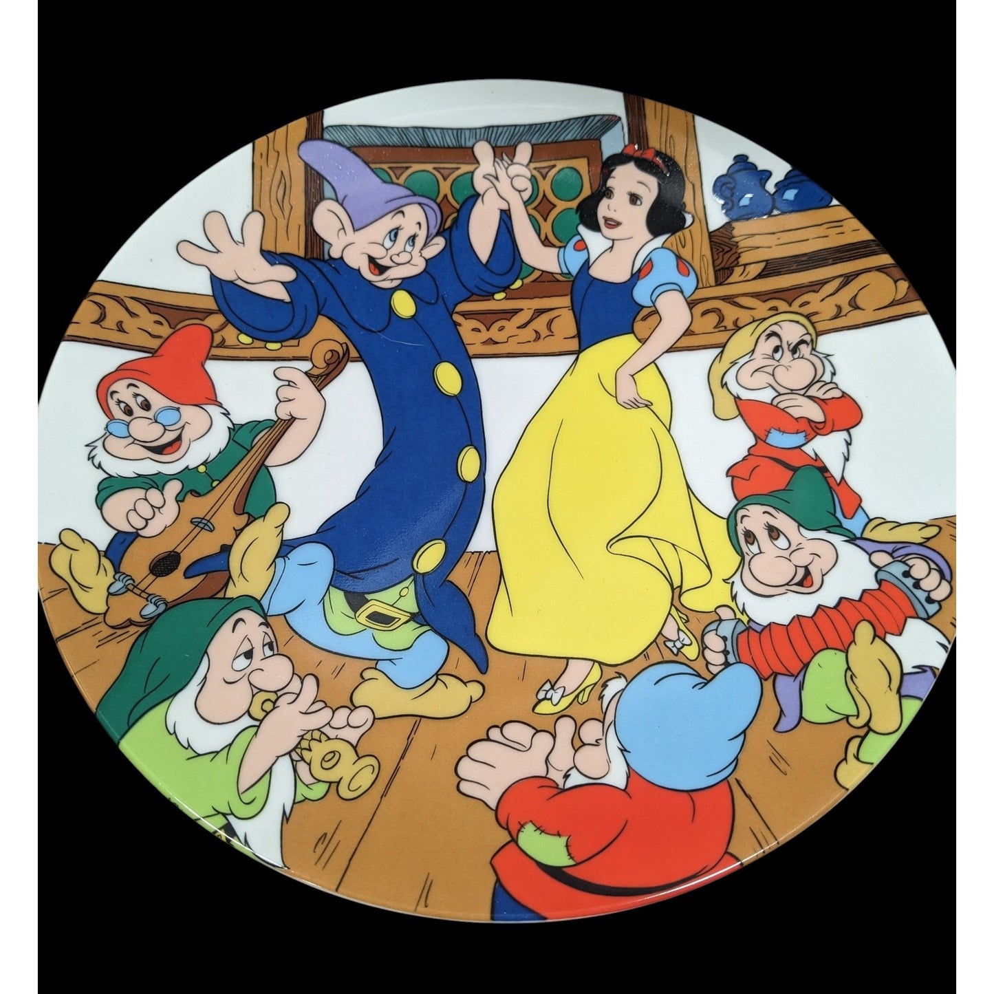 Vintage Disney Snow White First Edition "The Dance" Collectible Plate