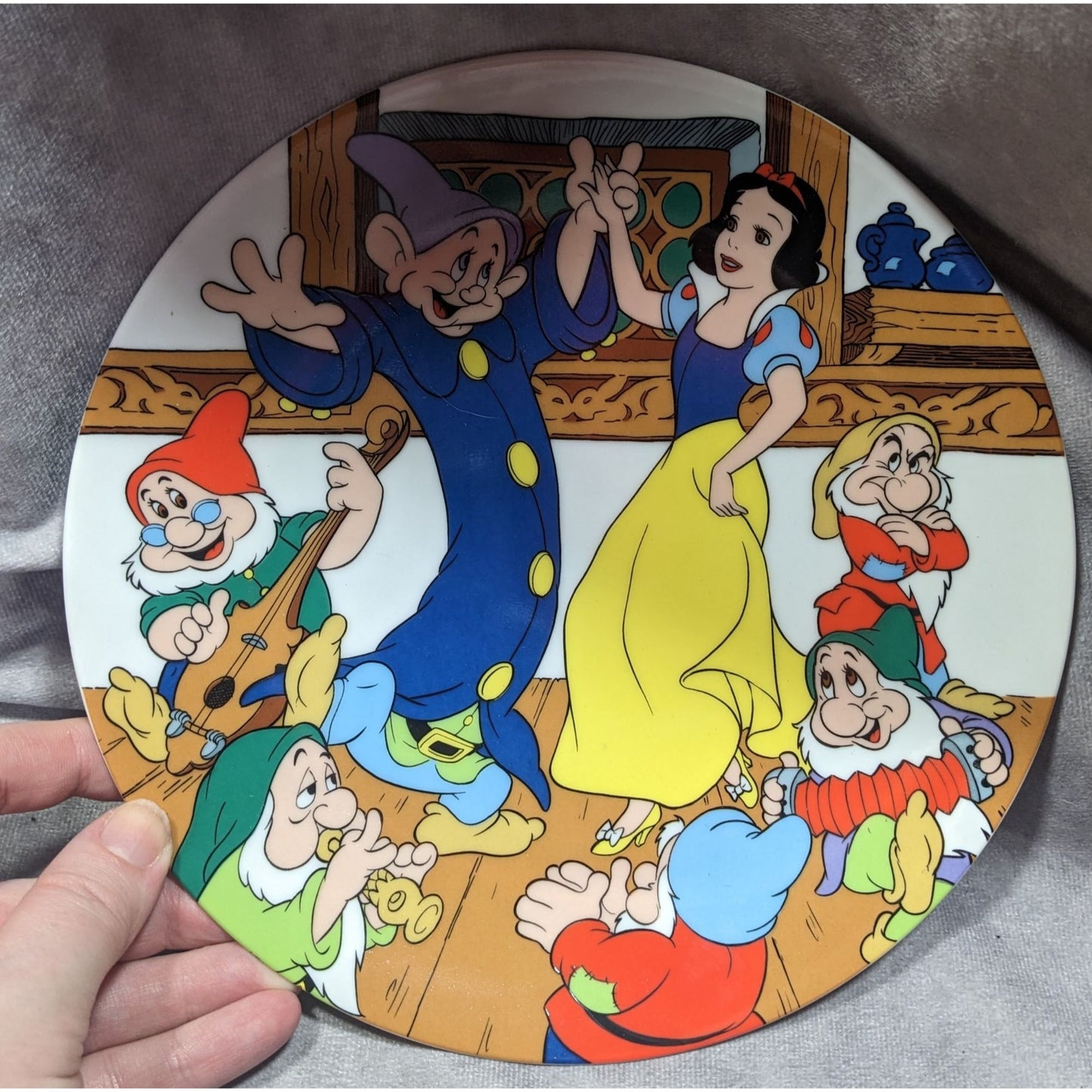 Vintage Disney Snow White First Edition "The Dance" Collectible Plate