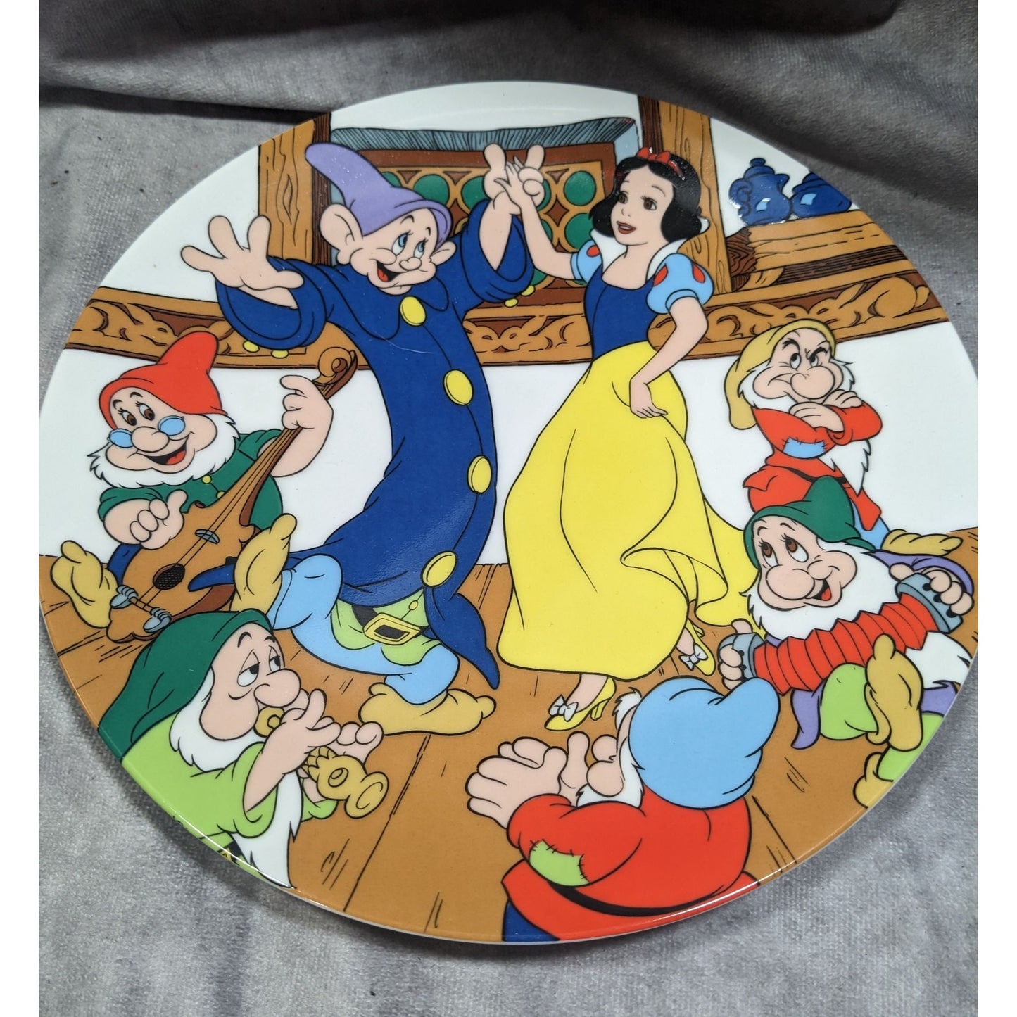 Vintage Disney Snow White First Edition "The Dance" Collectible Plate