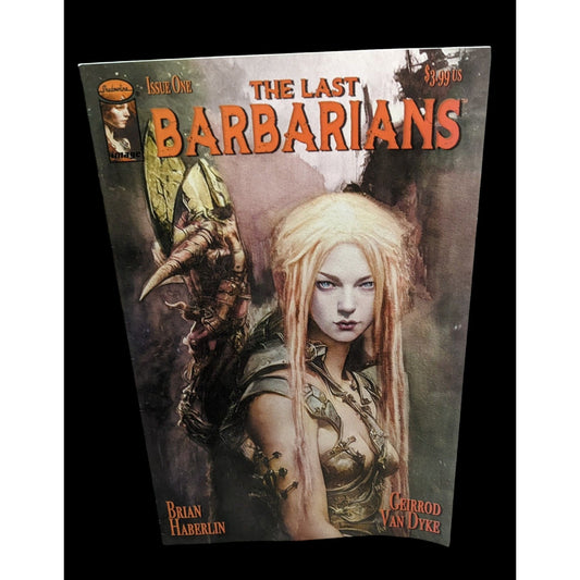 The Last Barbarian Issue One Cover A Comic Book