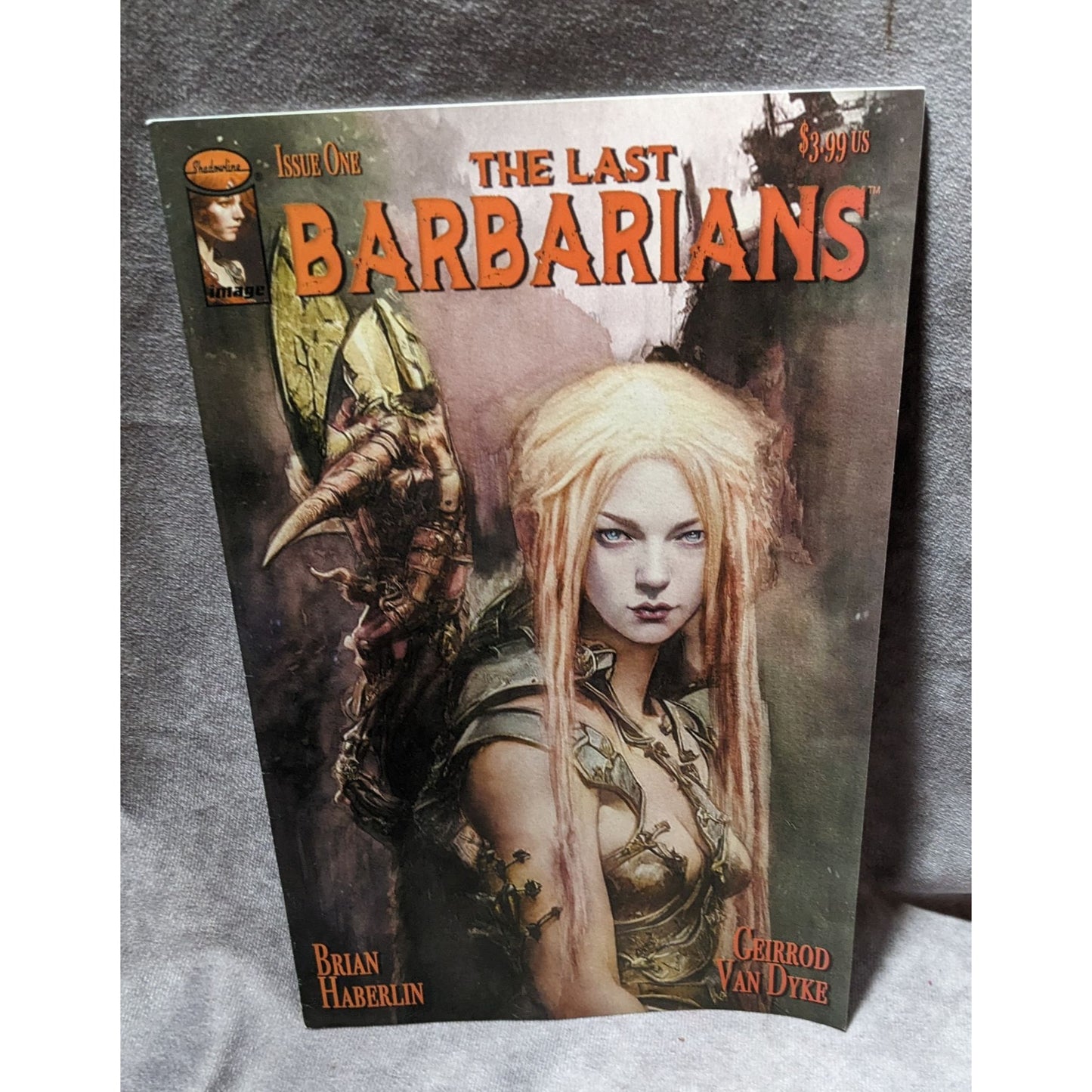 The Last Barbarian Issue One Cover A Comic Book