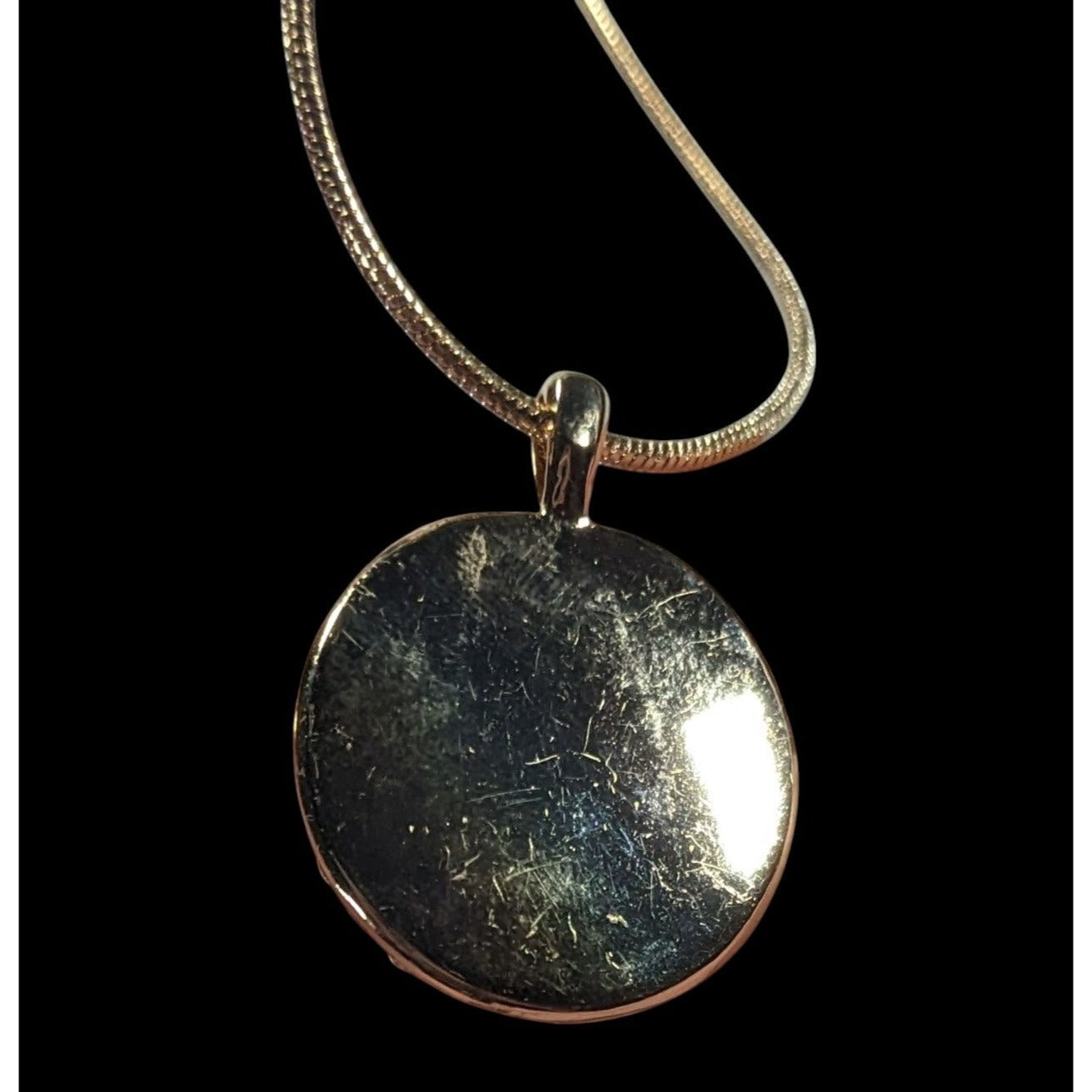 Monet Social Tower Gold Tone Black Velvet Pendant Necklace