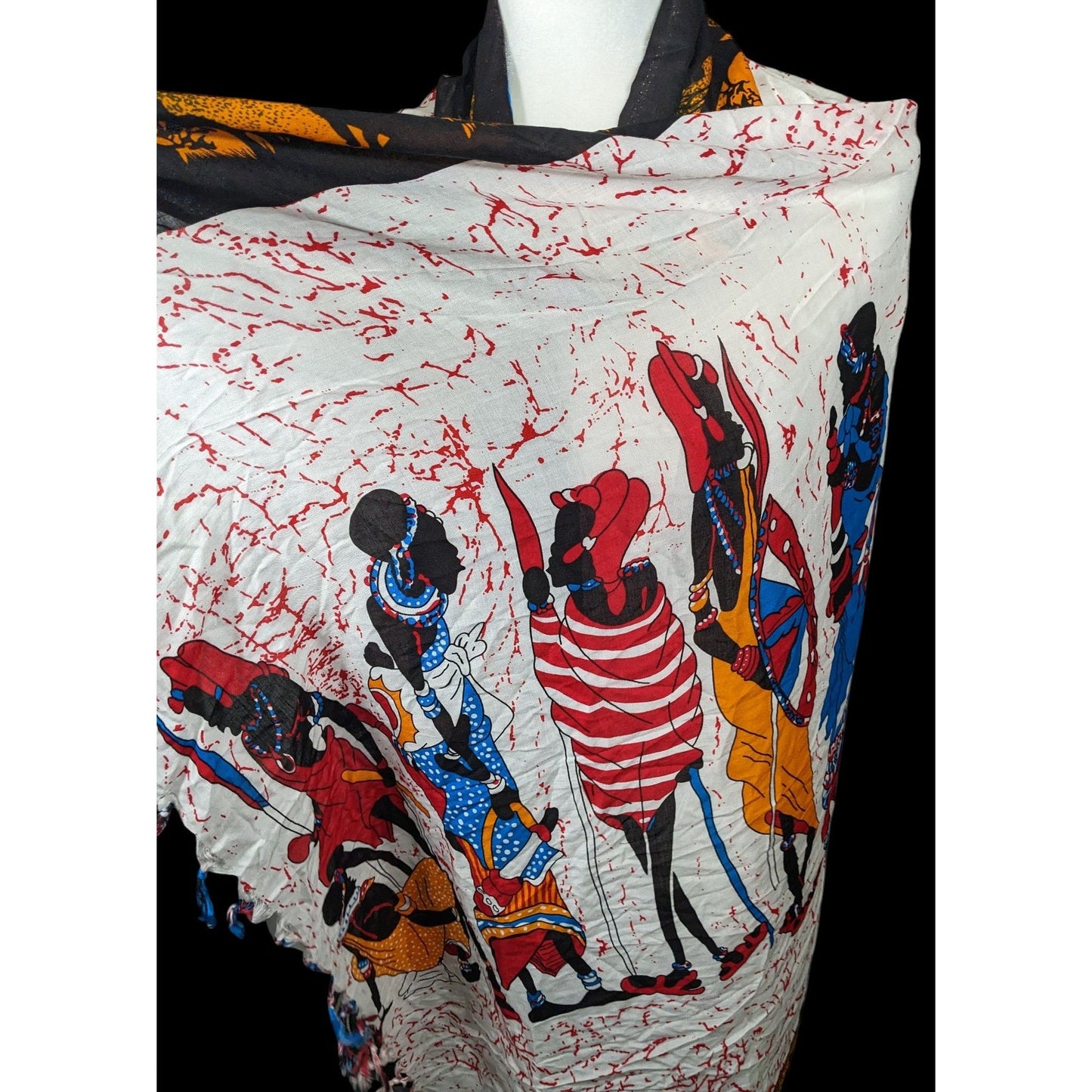 Artisan Made African Villagers Wrap/Scarf