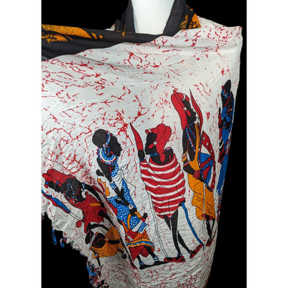 Artisan Made African Villagers Wrap/Scarf