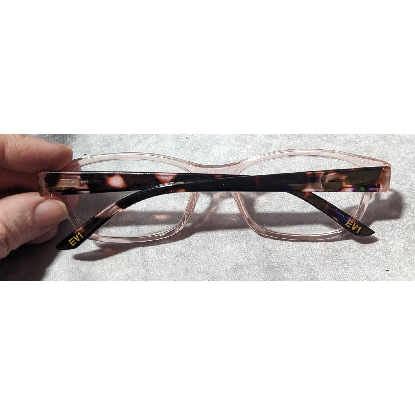 EV1 Dolly Crypk Translucent Pink And Tortoise Readers