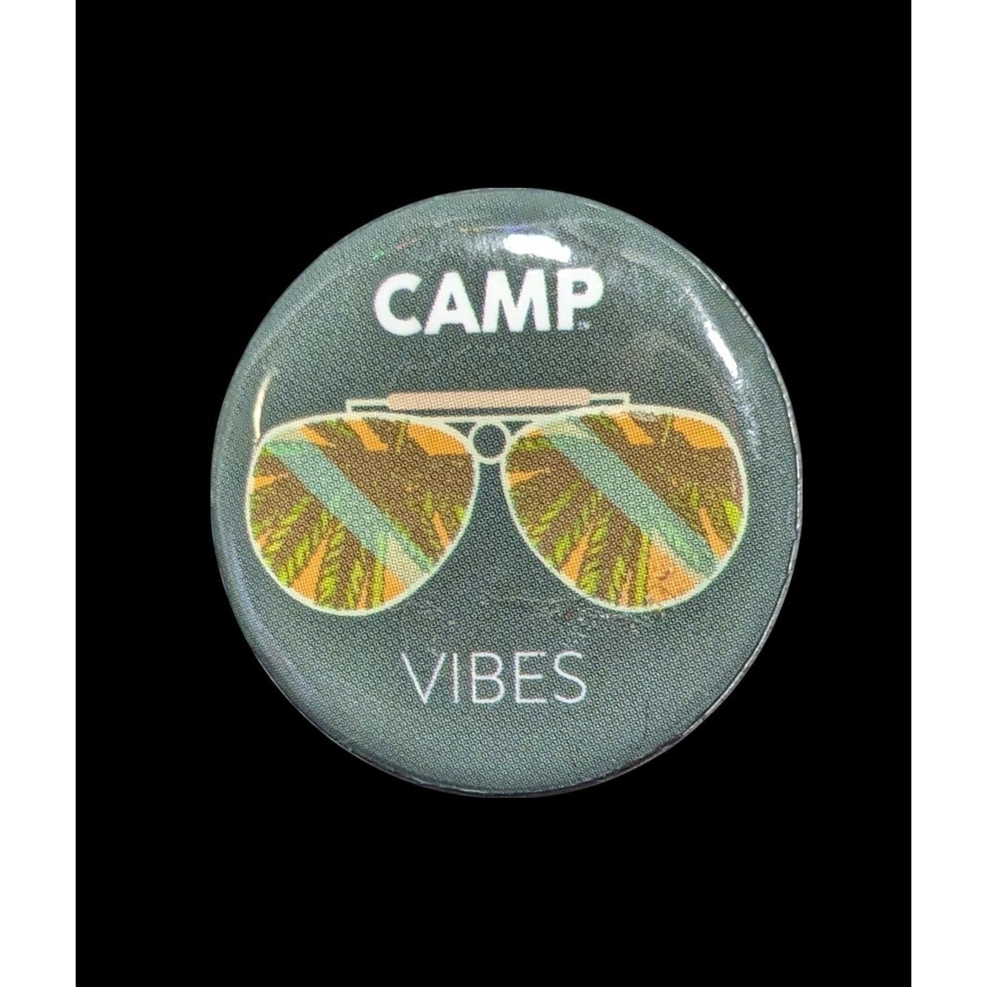 Camp Cannabis Camp Vibes Sunglasses Print Pin