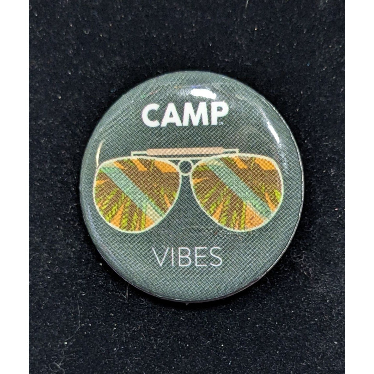 Camp Cannabis Camp Vibes Sunglasses Print Pin