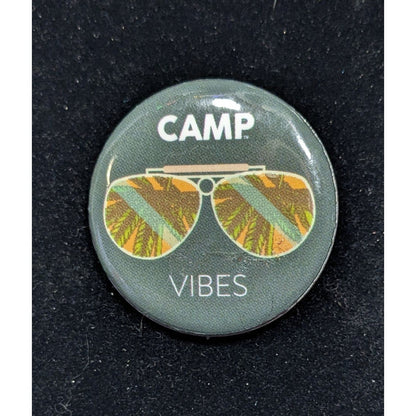 Camp Cannabis Camp Vibes Sunglasses Print Pin