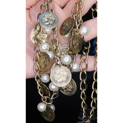 Alexander The Great Replica Coin Costume Necklace